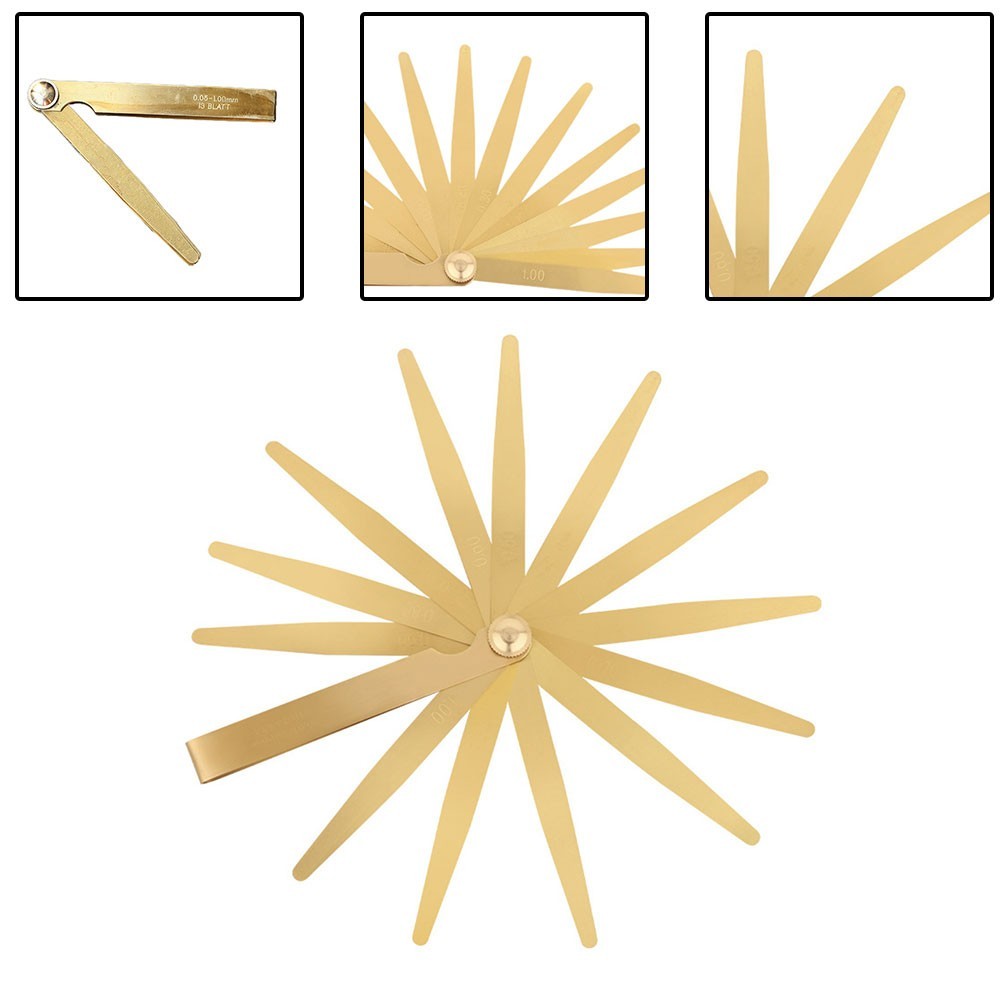 Measure Tool Feeler Gage Brass Engineers Measure Tool Suitable For Designers