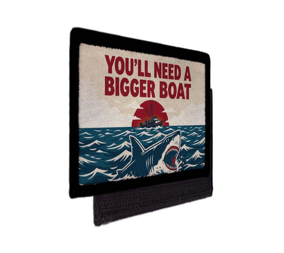 You'll Need Bigger Boat Jaws Shark Movie Patch Morale Army Hook [sub]