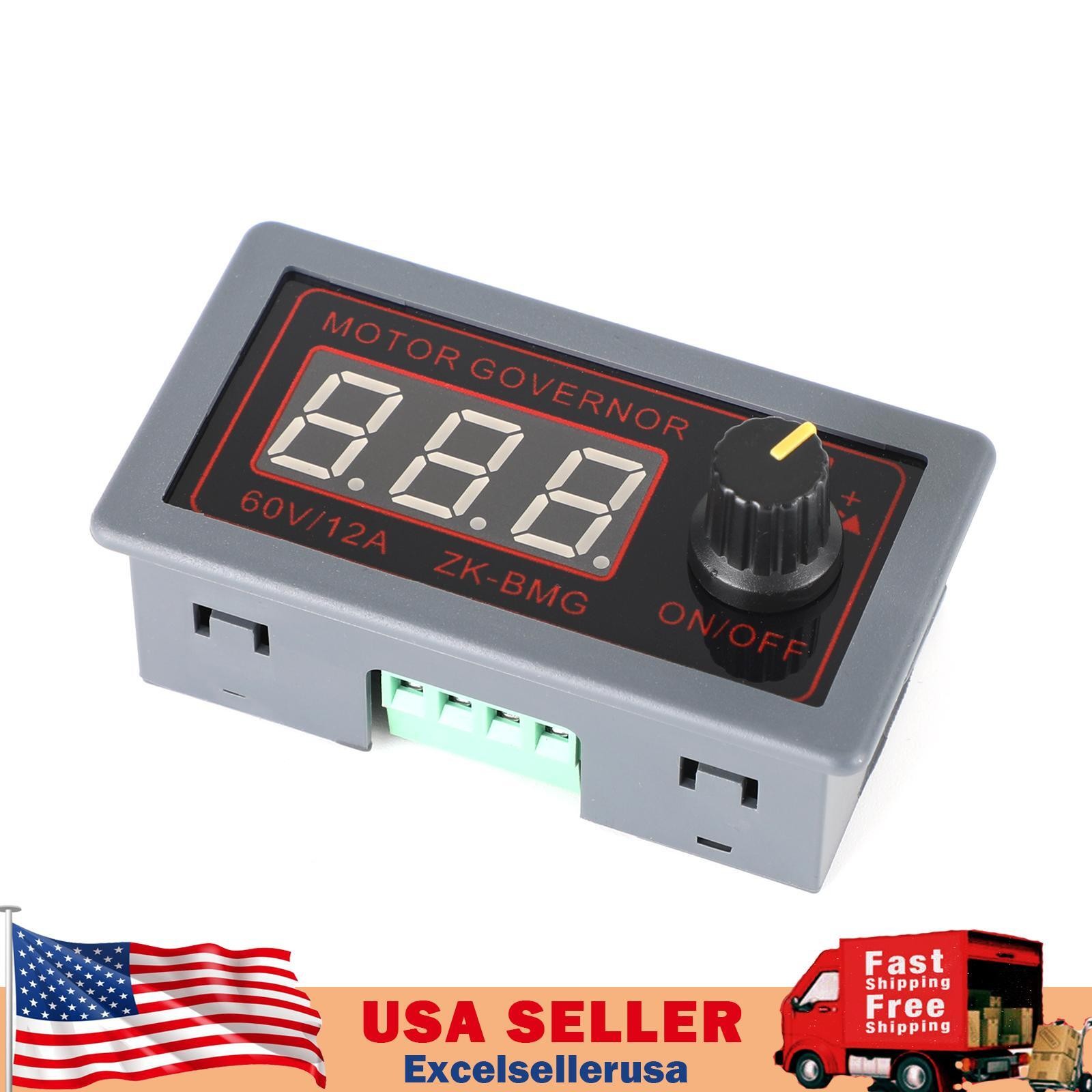 DC 12V 24V 60V 500W Motor Speed Controller PWM Adjustable Speed Regulator