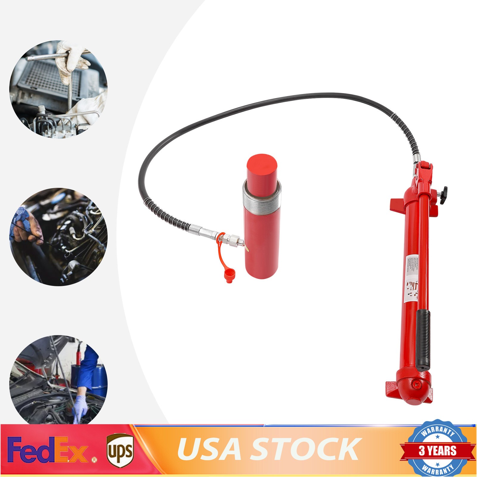 AUTO SHOP TOOL LIFT RAM 20 TON PORTA POWER HYDRAULIC JACK BODY FRAME REPAIR KIT