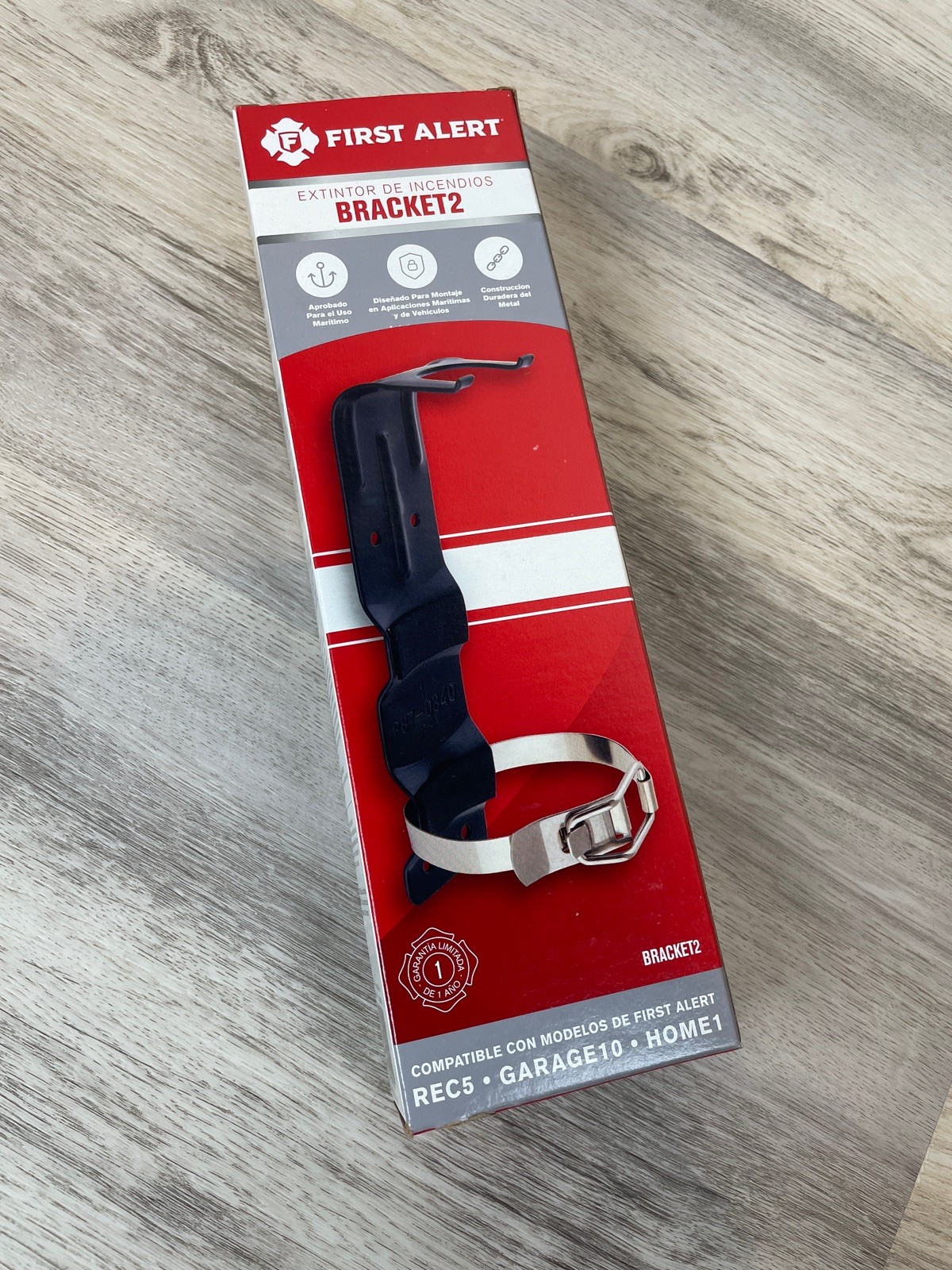 First Alert Small Fire Extinguisher Mounting Bracket - BRACKET2 NEW IN BOX