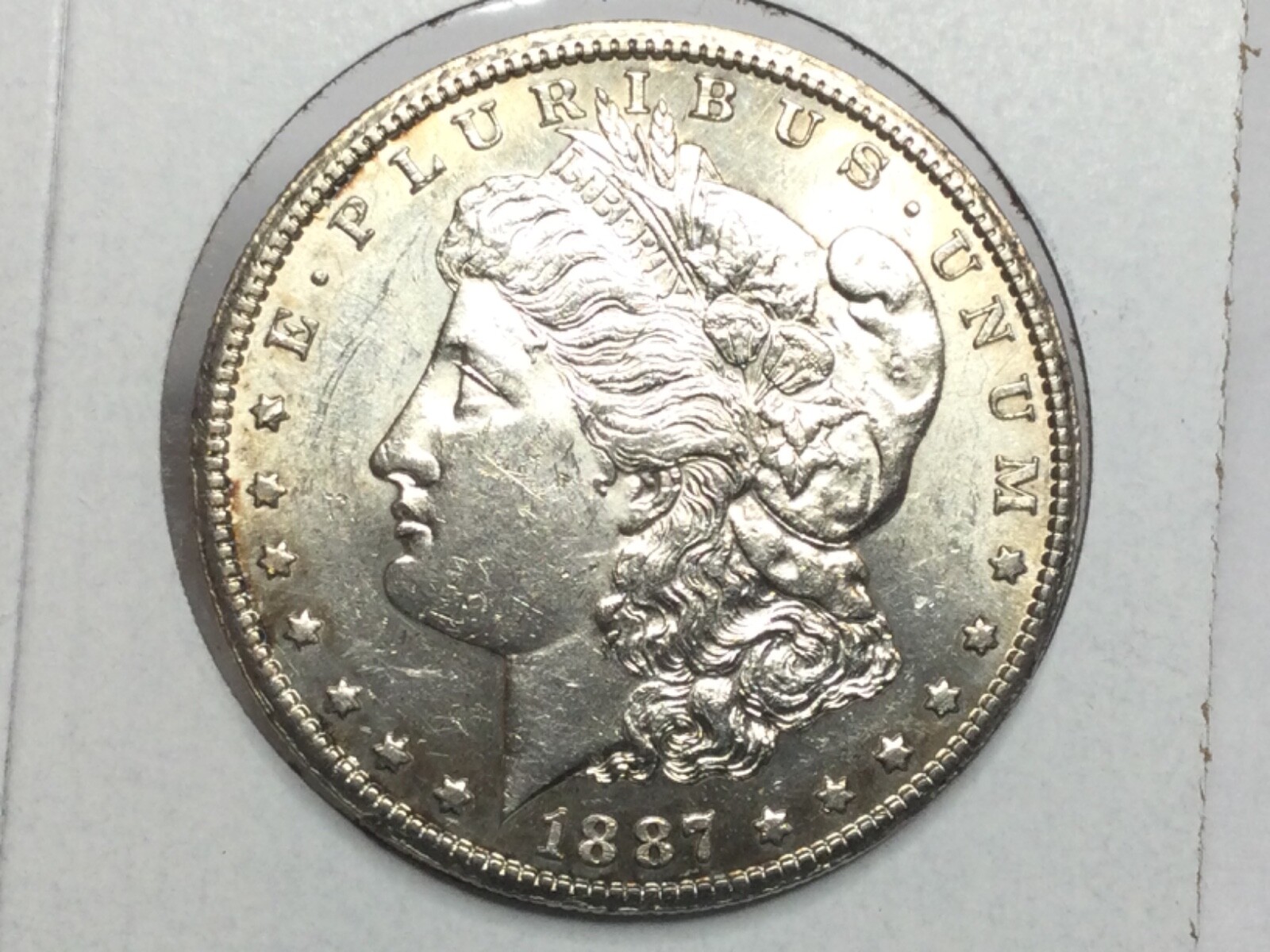 1887-S Morgan Dollar in uncirculated