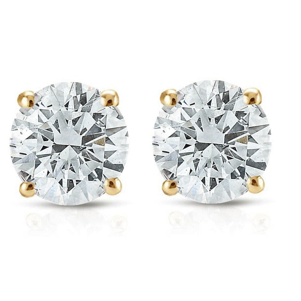 1/2ct Diamond Studs 14K Yellow Gold
