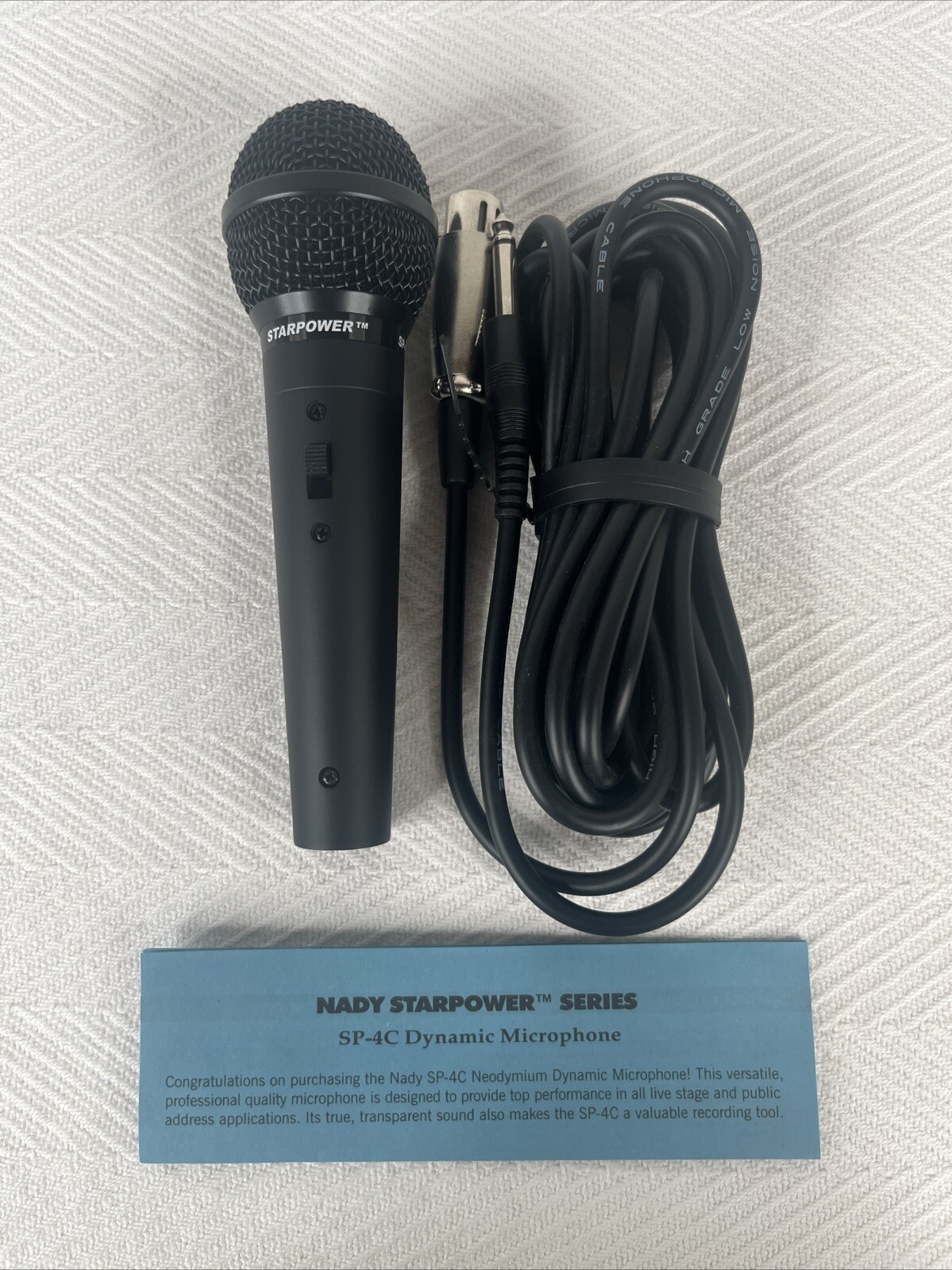 Nady Starpower SP-4C Professional Unidirectional Dynamic Neodymium Microphone