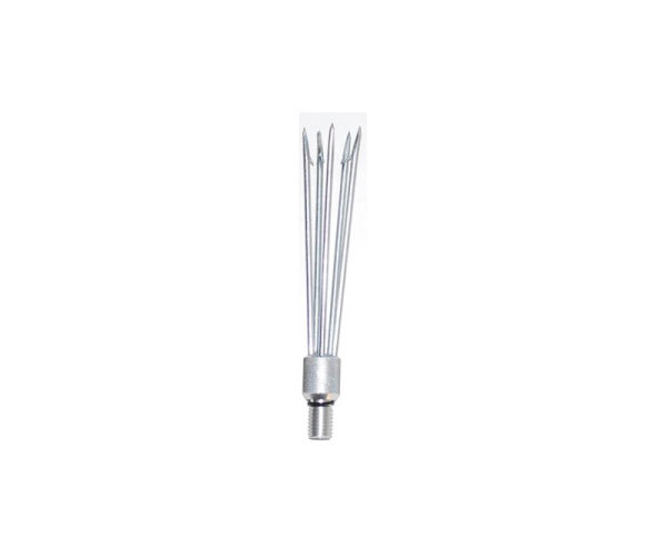 Barb Cluster Aluminium Hand Spear Tip (Male Thread)