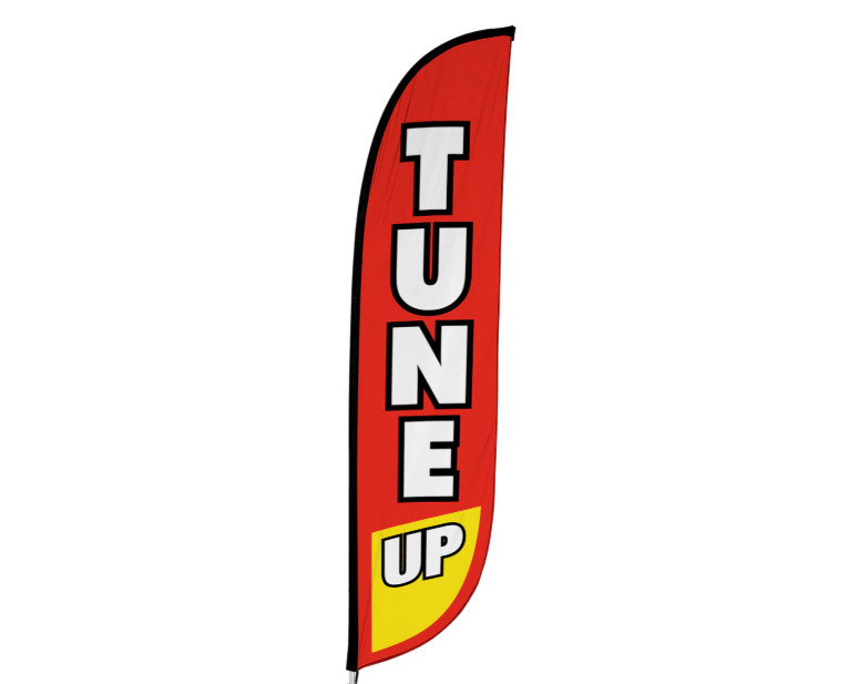 Tune Up Windless Feather Flag Advertising Kit--Free Shipping!!