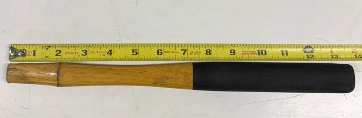 Hickory Hammer Handle 13-1/2"  OVAL EYE 3/4" x 7/16"  Includes Metal Wedge