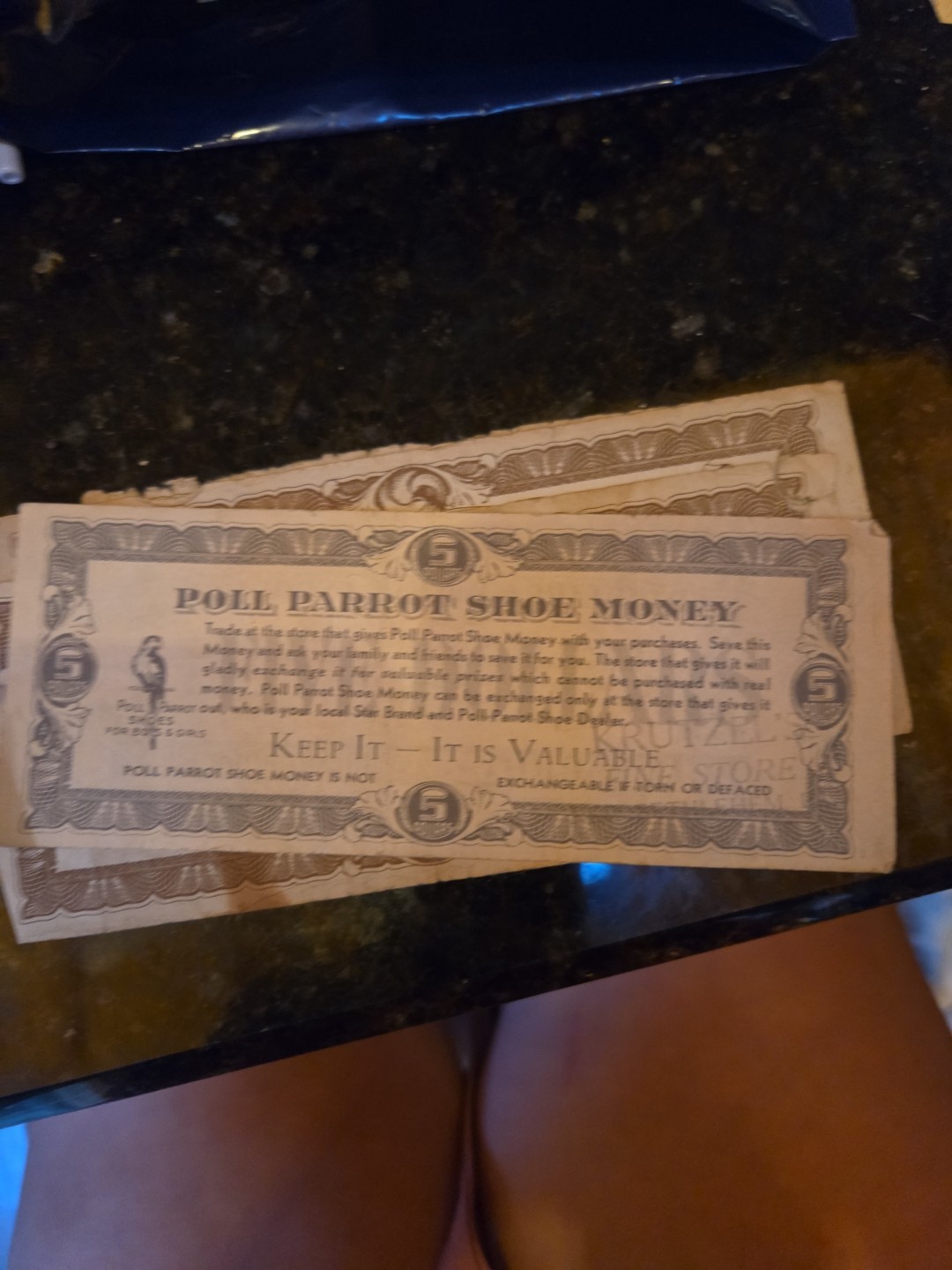 Poll Parrot Shoe Money Lot