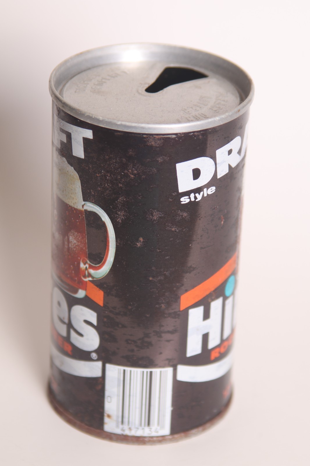 Hires Draft Root beer soda can - 12oz Pull Tab