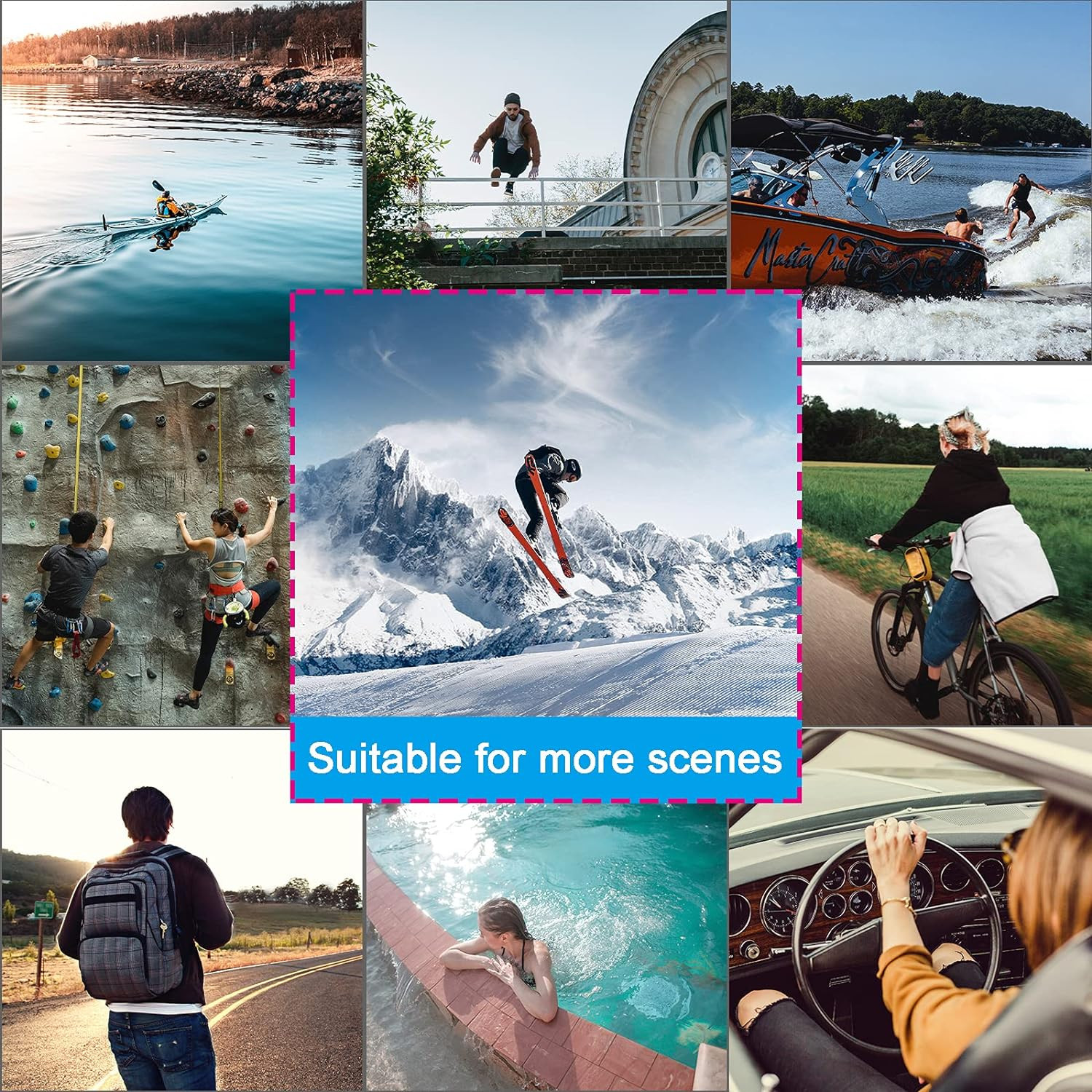 44 in 1 Action Camera Accessory Combo Kit -Compatible with Insta360 One X4,X3,X2