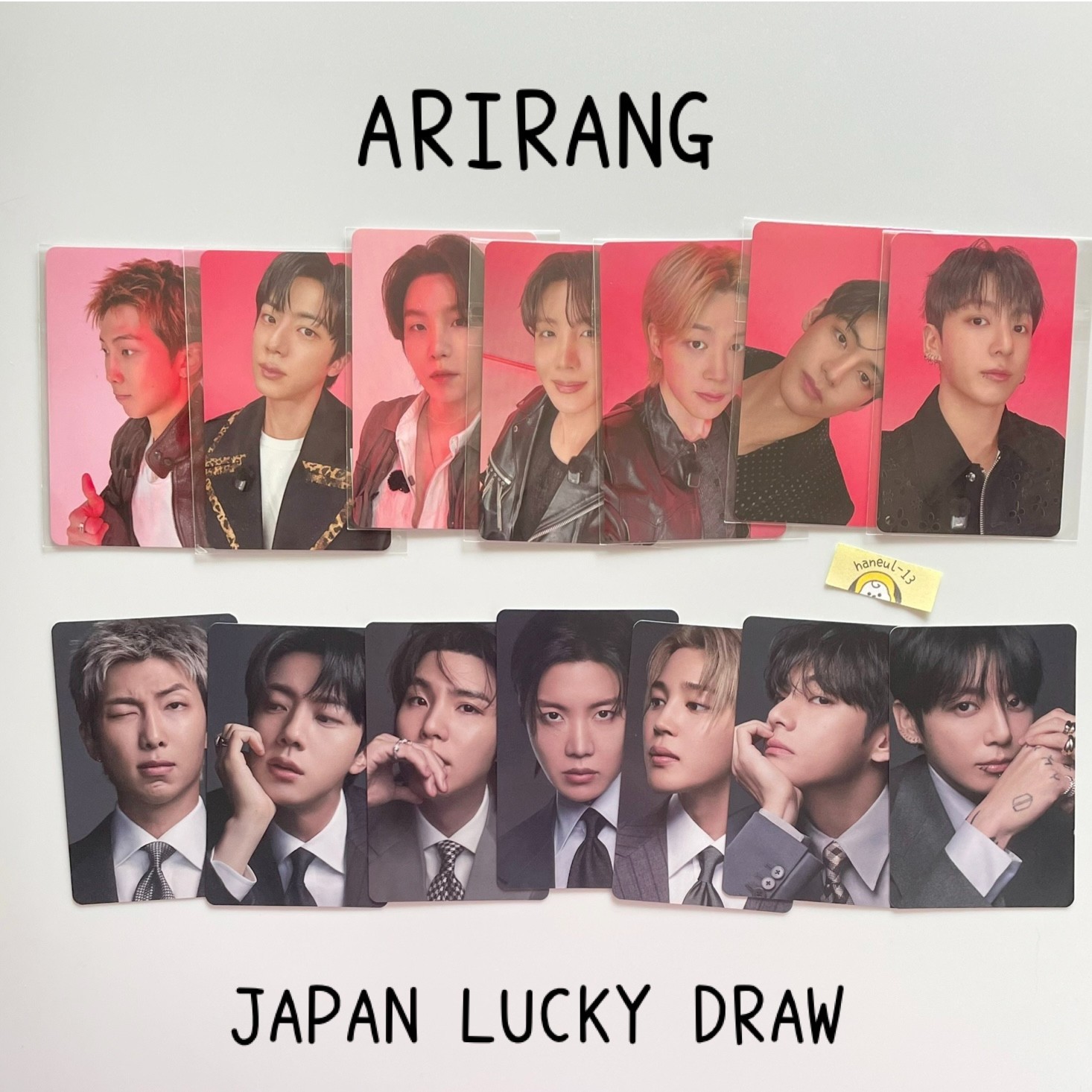 BTS Official Photocard LUCKY DRAW Japan Limited ARIRANG UMS & Weverse