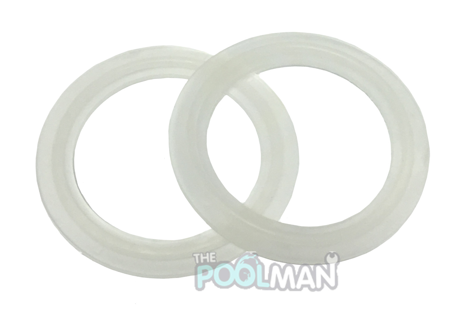2 - Waterway 711-6020 2.5" Ribbed Gasket for Pool/Spa Heater or Pump 711-6020B