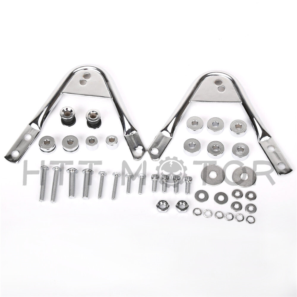 Detachable Two-Up Luggage Rack Docking Hardware Kit Fit 97-08 Harley Touring