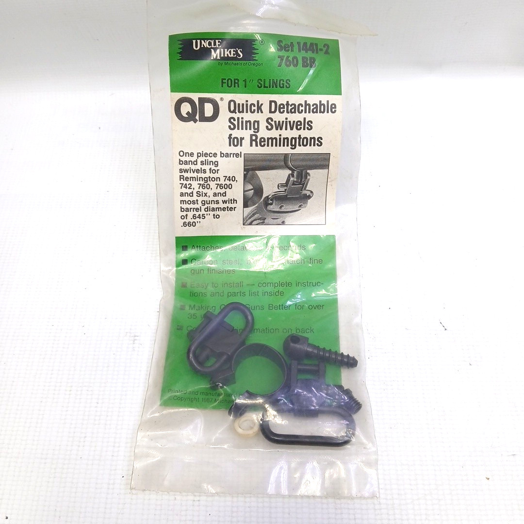Uncle Mikes Quick Detachable Super Swivels for 1" slings, for Rem., #1441-2