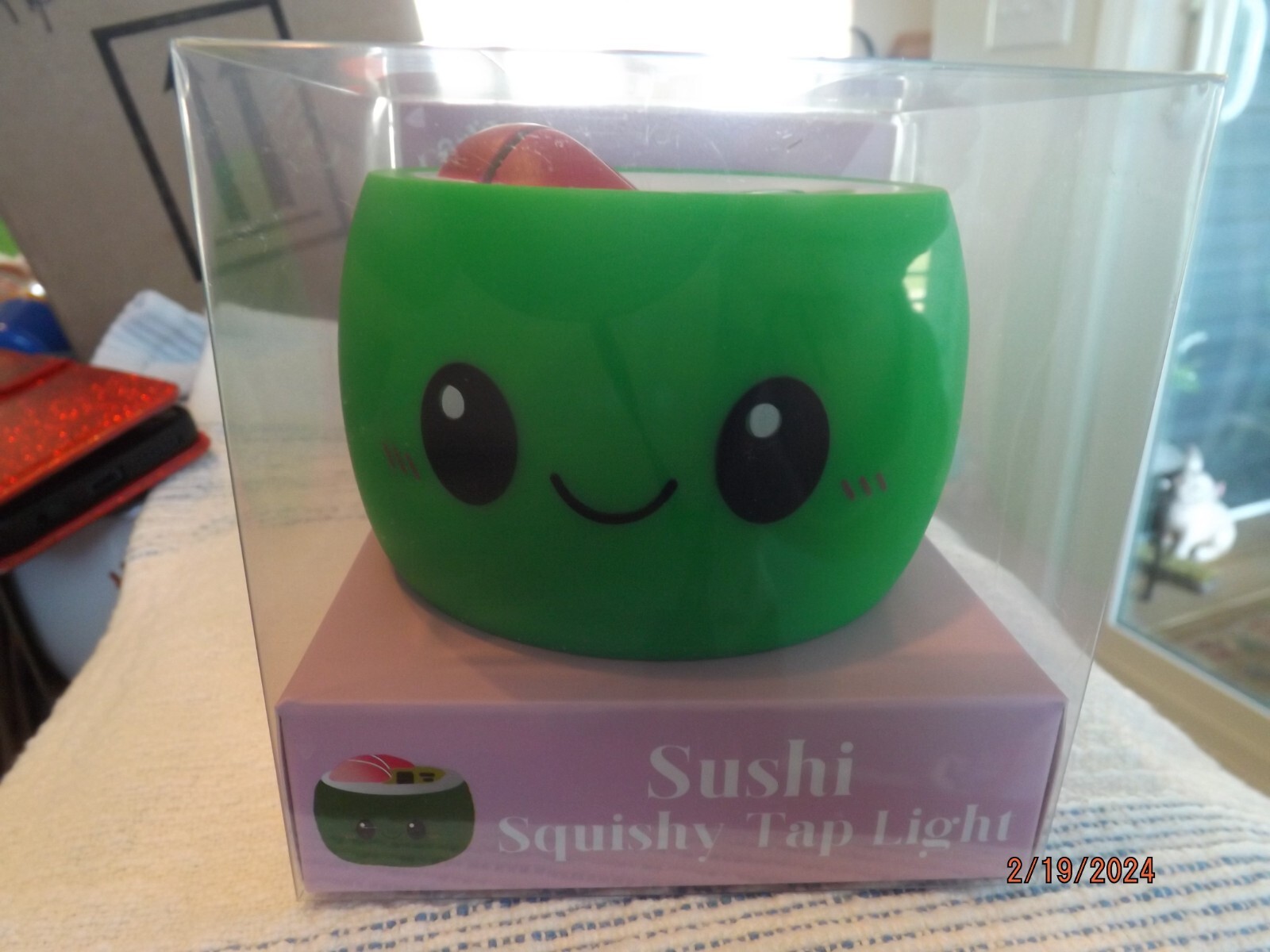 Sushi Squishy Tap Light--Brand New