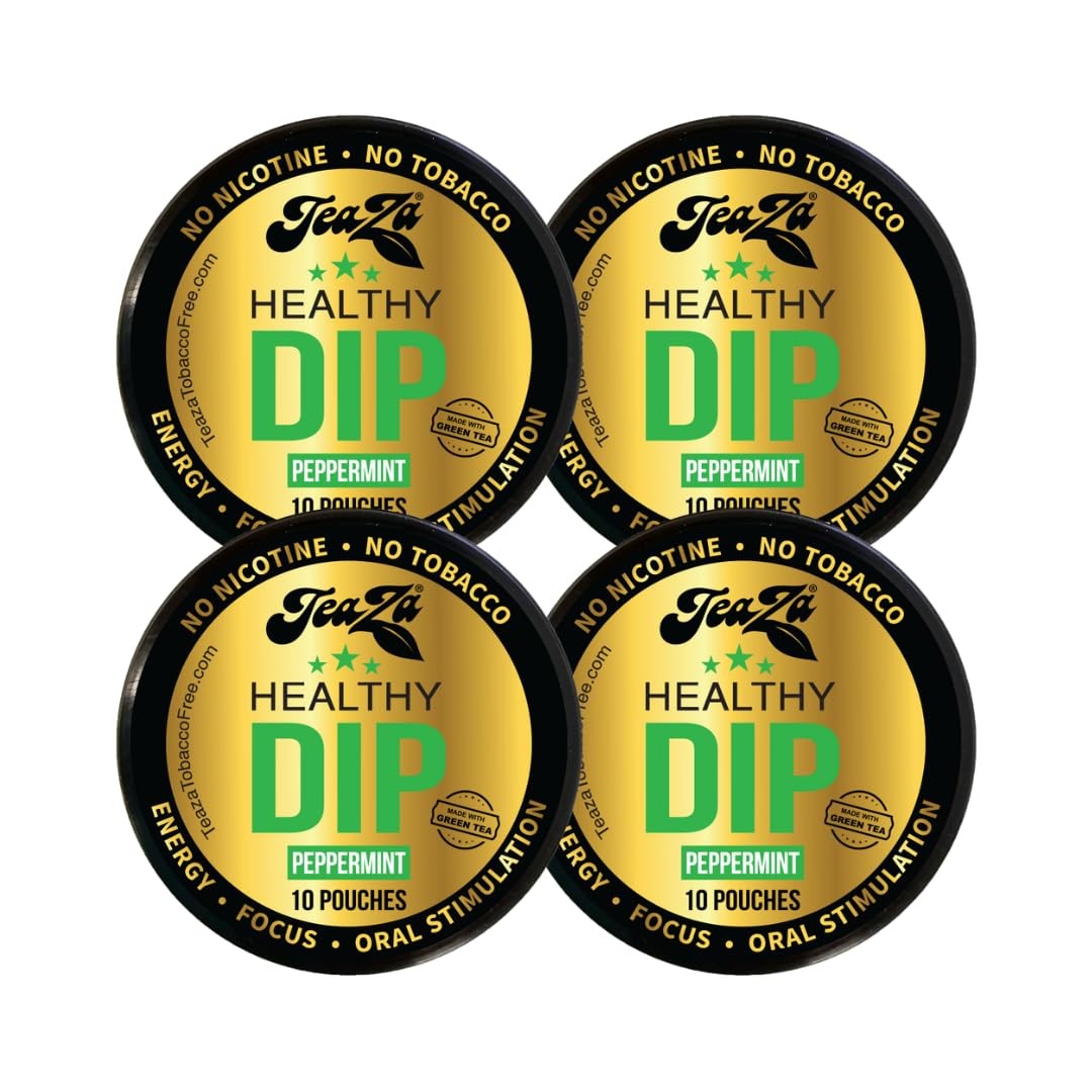 Peppermint Herbal Energy Pouches - 10 Count Camo Pucks for Boosted Focus