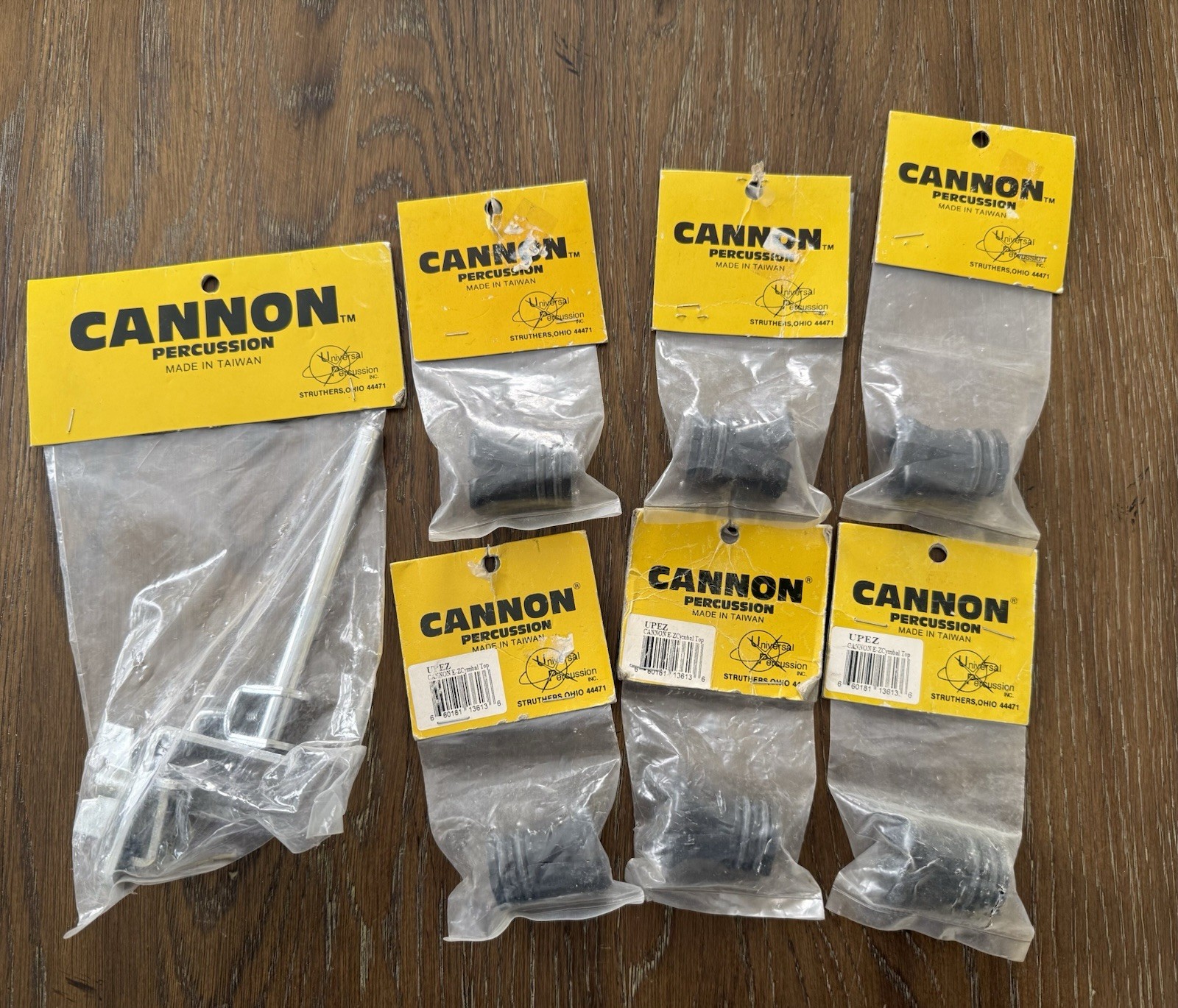 Cannon Percussion Cowbell Holder UPCBH and Cymbal Top UPEZ Lot Free Shipping
