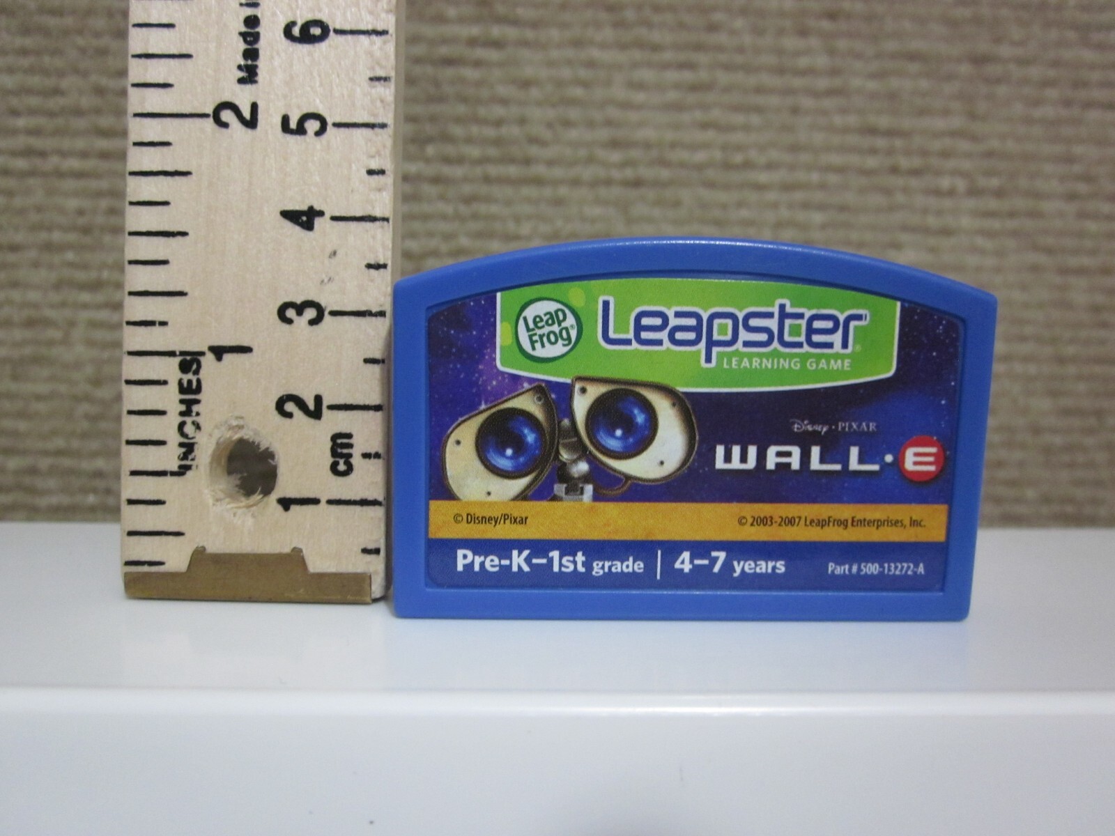 LEAP FROG LEAPSTER WALL- E GAME CARTRIDGE DISNEY PIXAR 2007
