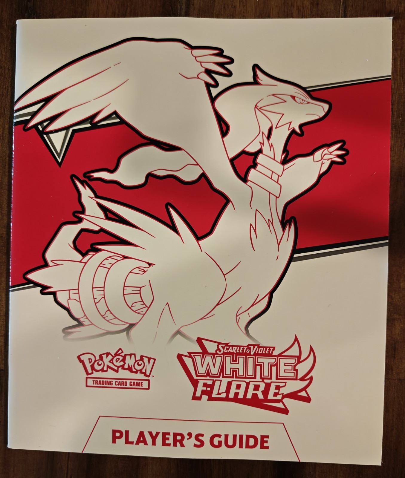 White Flare ETB Player's Guide Booklet Pokemon TCG NEW