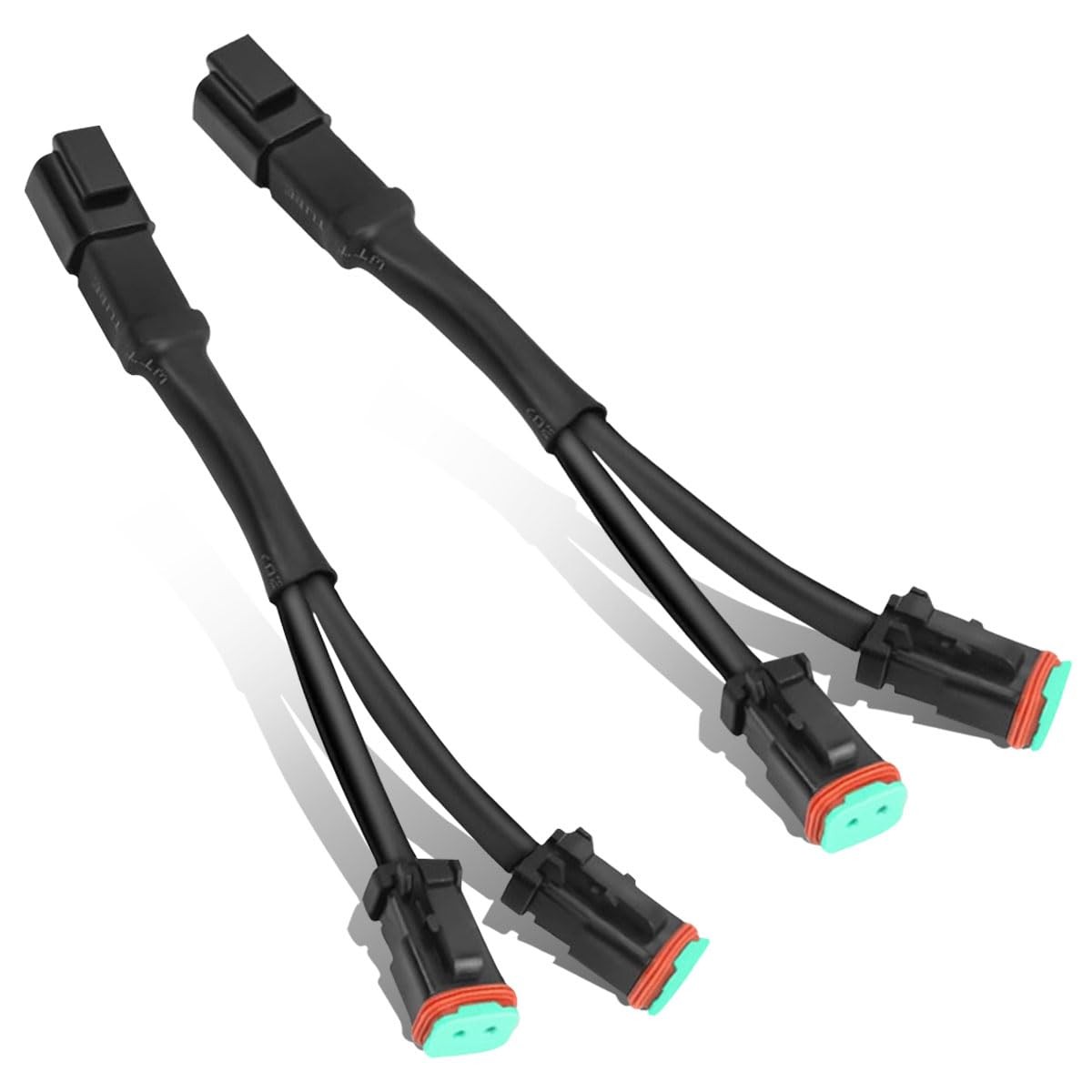 DUSCOKE 2PCS 2Pin Deutsch DT DTP Adapters Connectors Splitters - Universal...