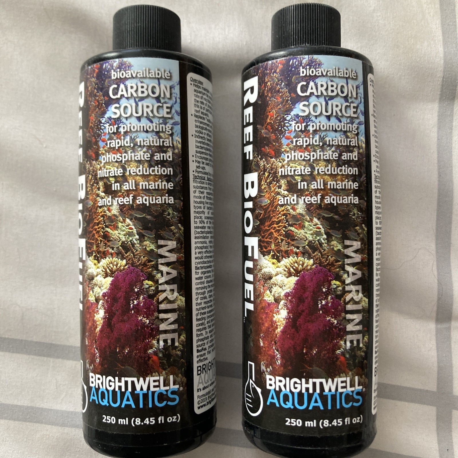 NEW 2-pack Marine Brightwell Reef BioFuel 250mL Nitrate Reducer Carbon Source