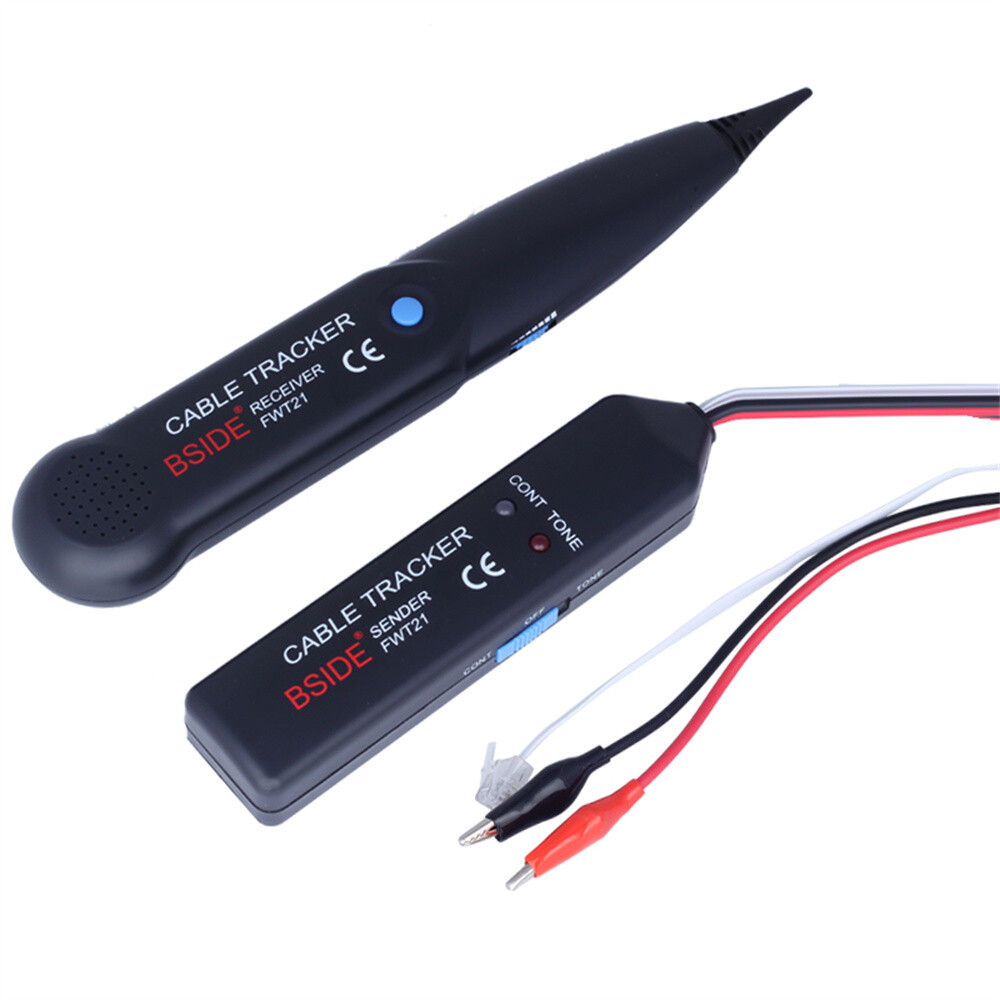 FWT21 Cable Tester 1.5kHZ Network Telephone Line Checker Cable Finder Tester New