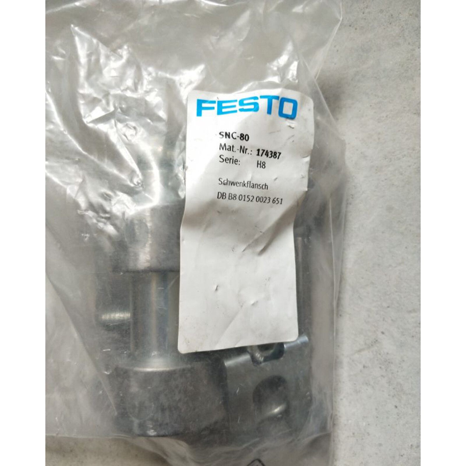 one new festo SNC-80 SNC-80 174387 Clevis Flange