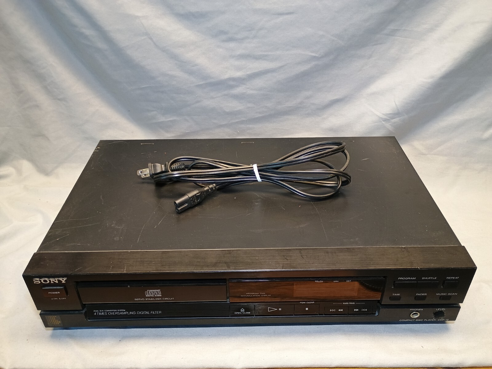 Sony cdp-19 1990 vintage cd compact disk player