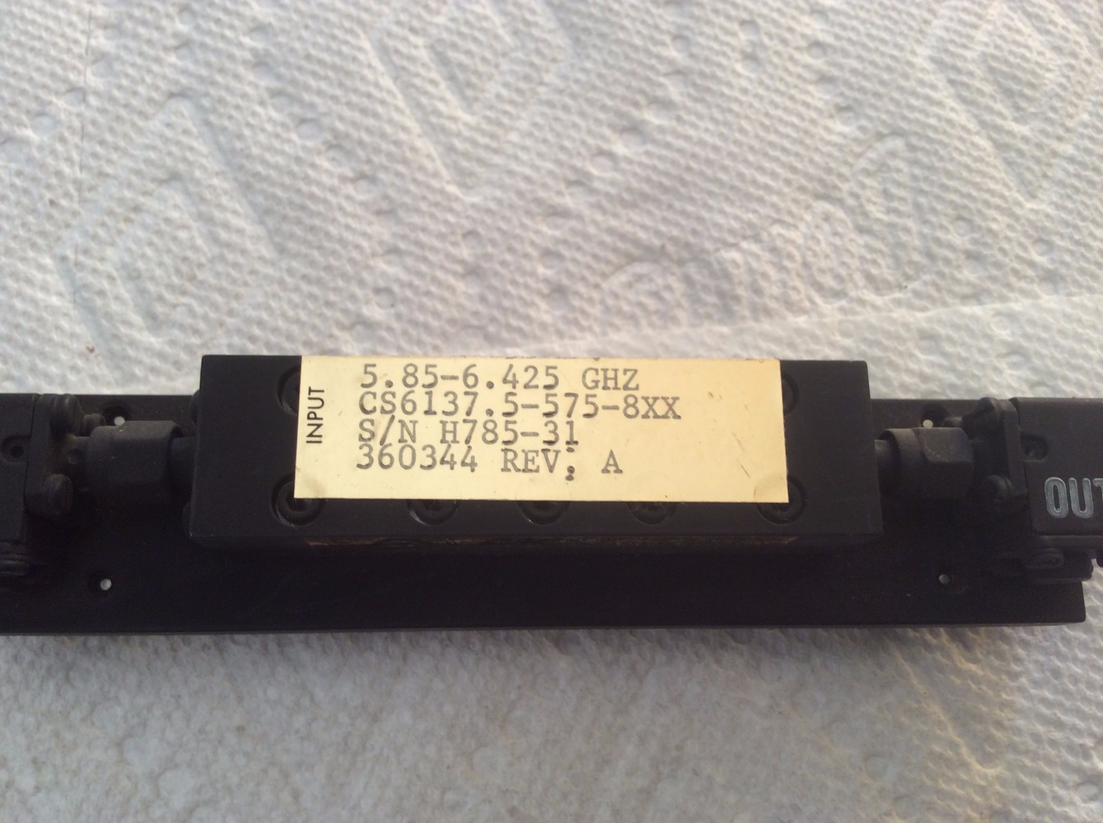 Daden 360344 Rev A Filter