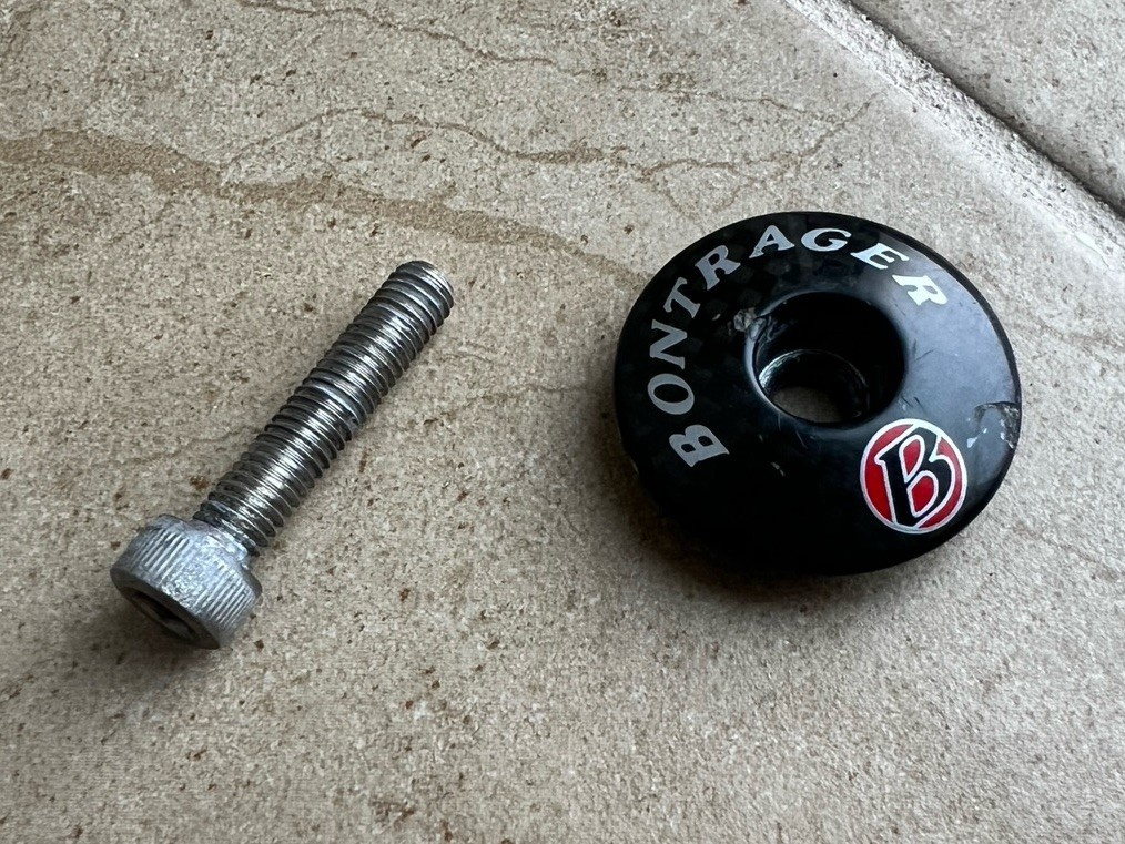 Bontrager 1 1/8 Threadless Top Cap Carbon Wrapped Aluminum