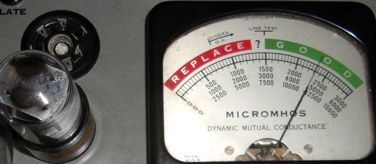 6-RCA 6SN7GTB Twin Triode Clean! Black Plates Hickok-Tested! Robust!
