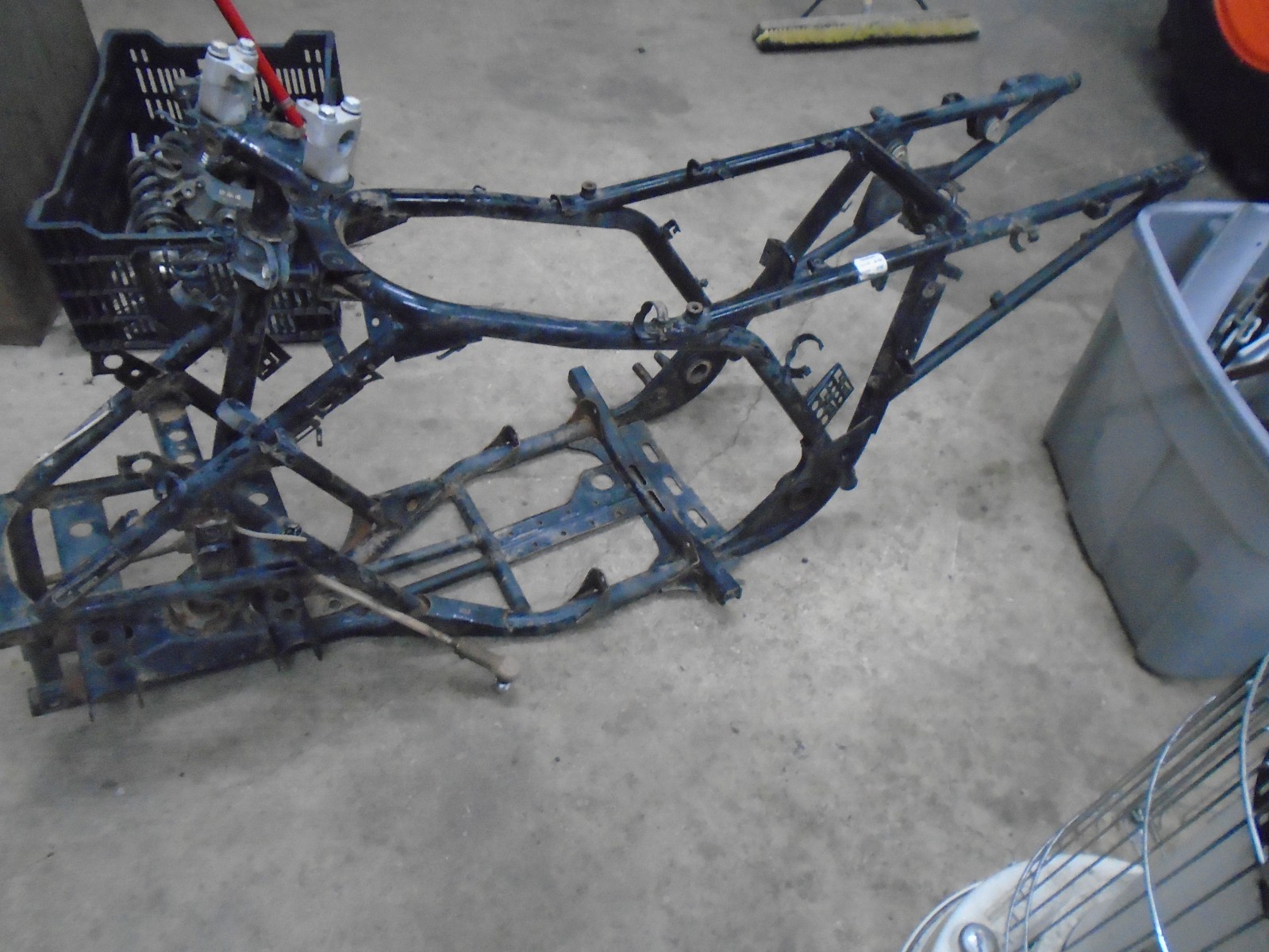 2007 HONDA RECON TRX250TE ES   BARE FRAME CHASSIS TRX250 02-09 250 TRX TE 2WD