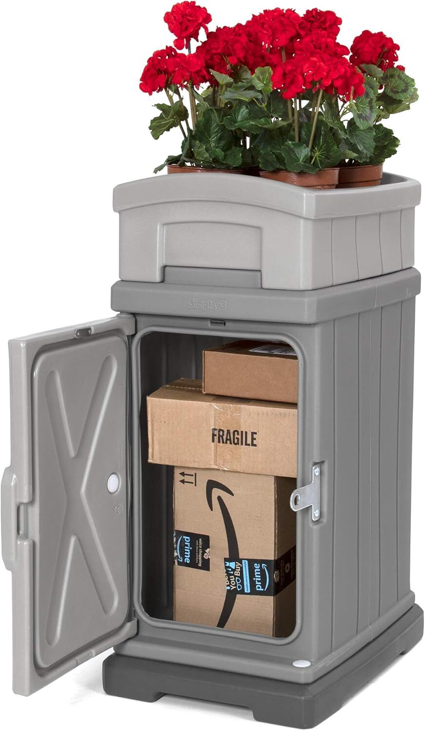 Simplay3 Hide Away Delivery and Storage Box Secure Home Delivery Box 5 Cu. Feet