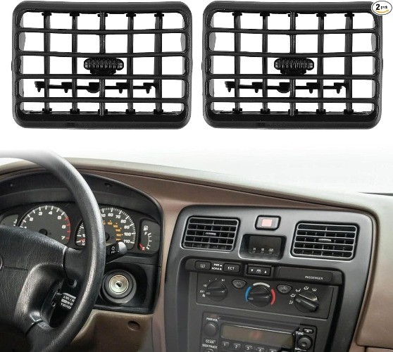 2PCS Dashboard A/C Air Heater Dash Bezel Vents for 4Runner 1996-2002, for Tacoma