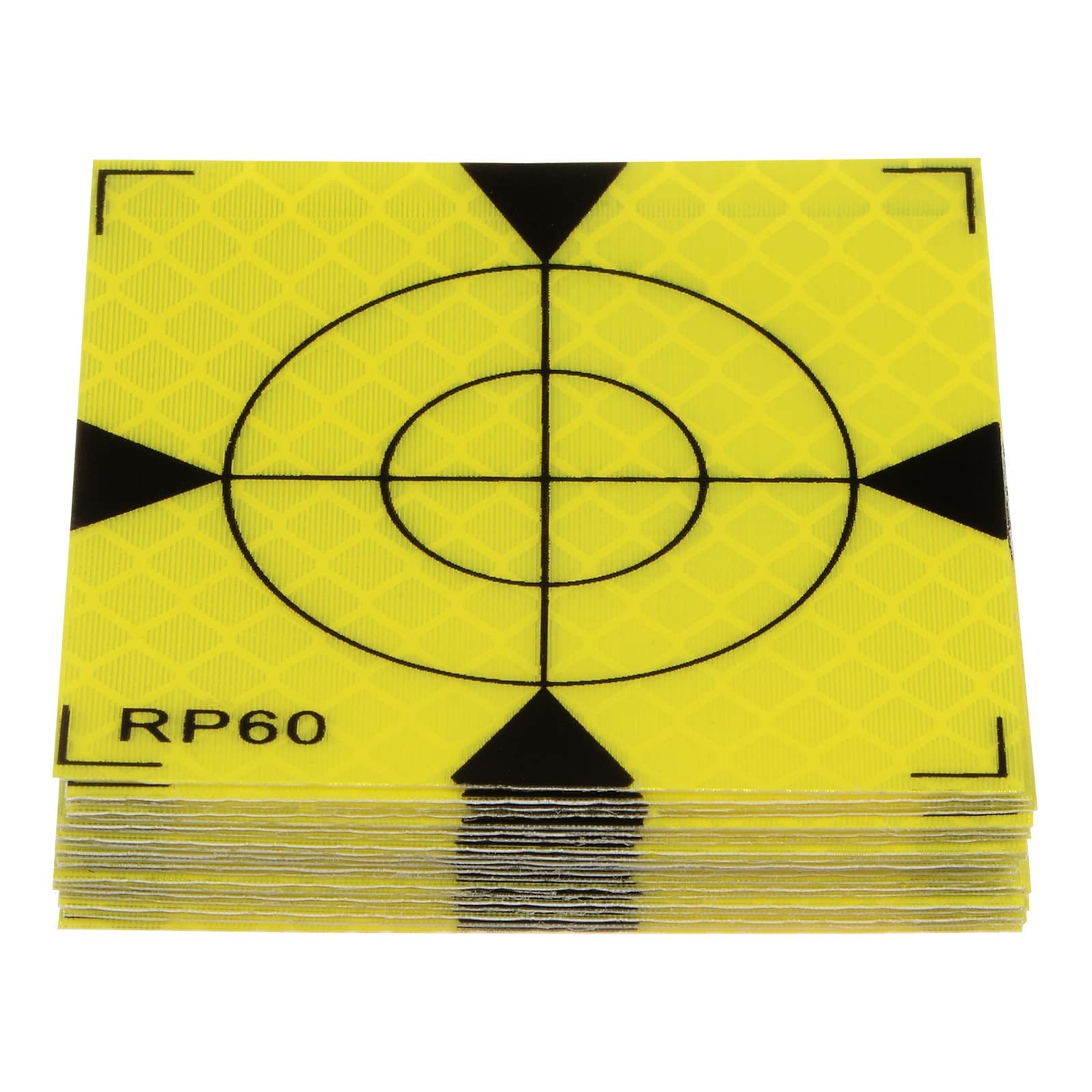 HARFINGTON 20pcs Survey Reflector Sheets 60mm Self-Adhesive 60mm, Green