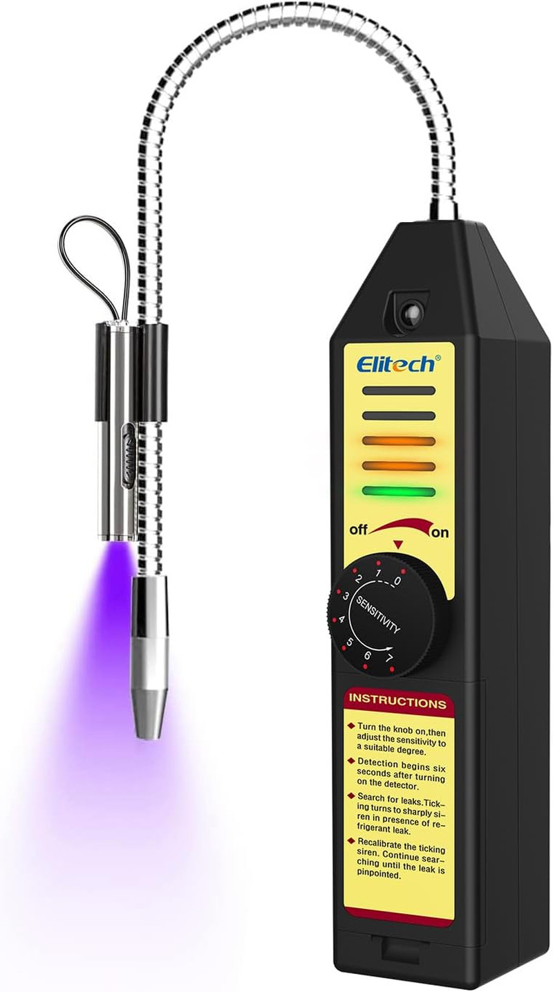 Freon Leak Detector Halogen Refrigerant Gas Leak Detector HVAC Tester AC Sniffer