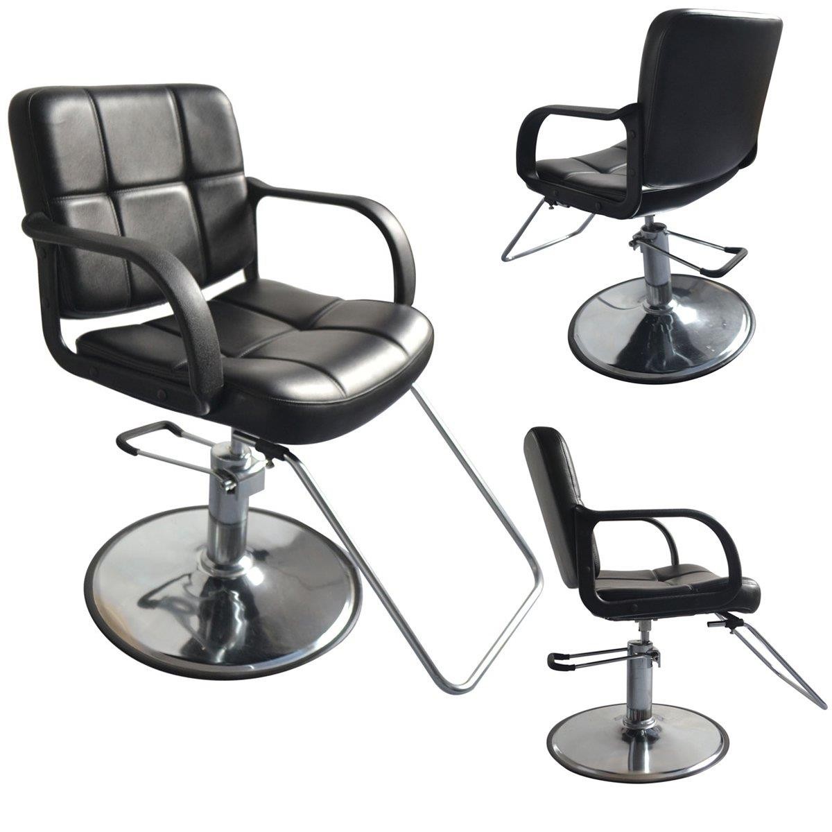 Pro Black Hydraulic Styling Barber Chair Spa Beauty Hairdressing Salon Equipment