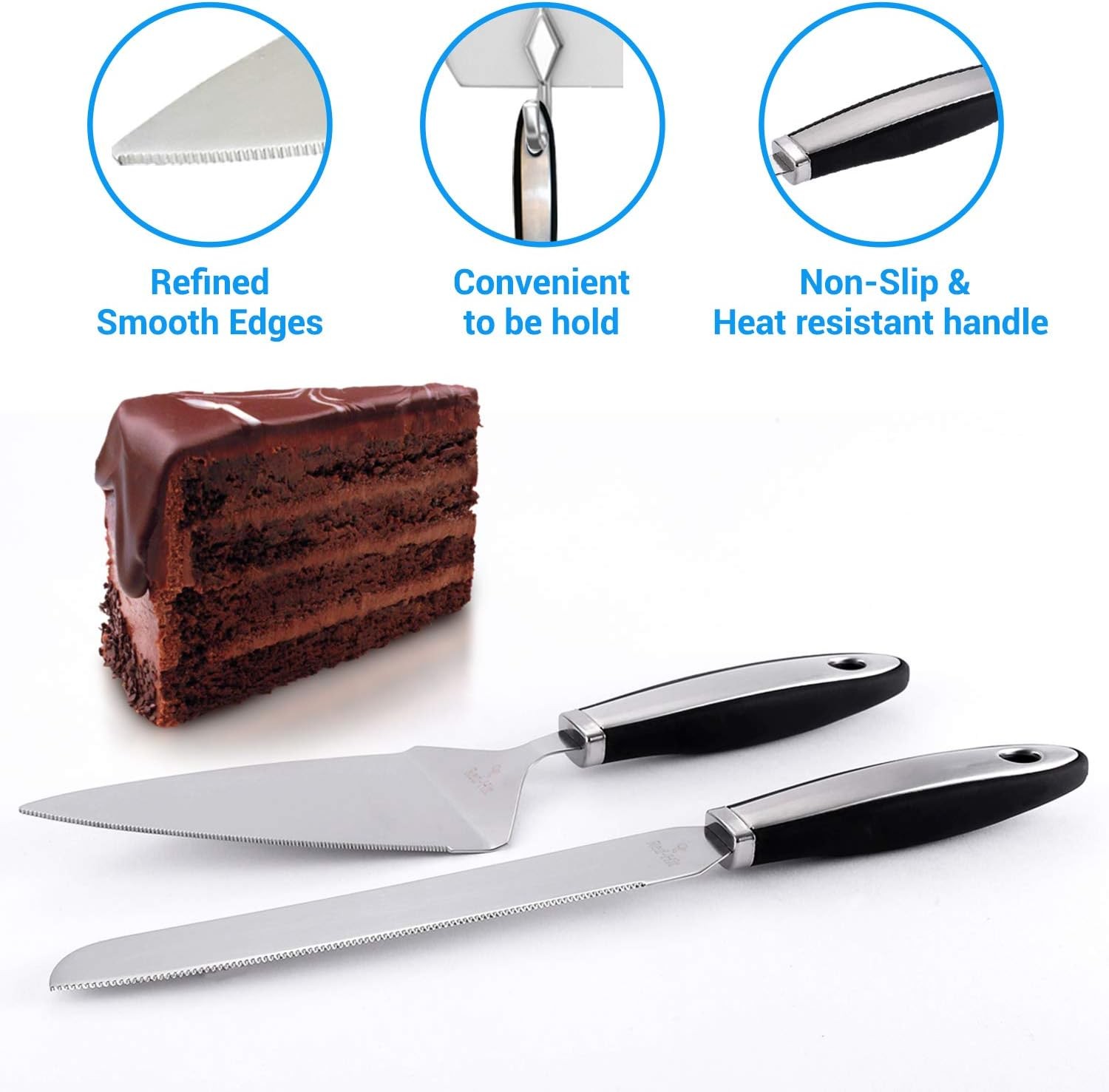 Cake Cutting Set Wedding Cake Knife & Server Set Cake Cutter & Pie Spatula Cake