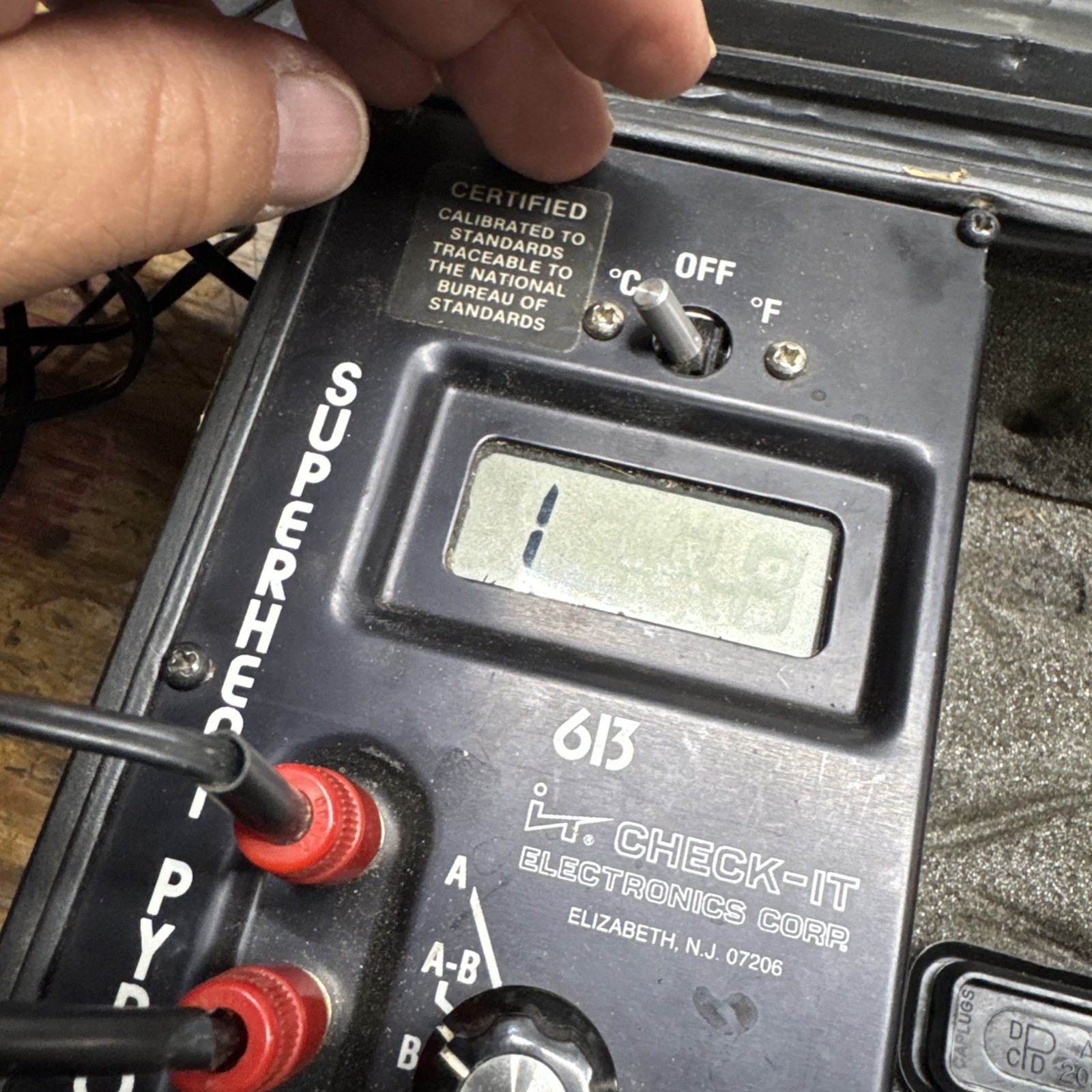 CHECK IT ELECTRONICS 613 SUPERHEAT PYROMETER