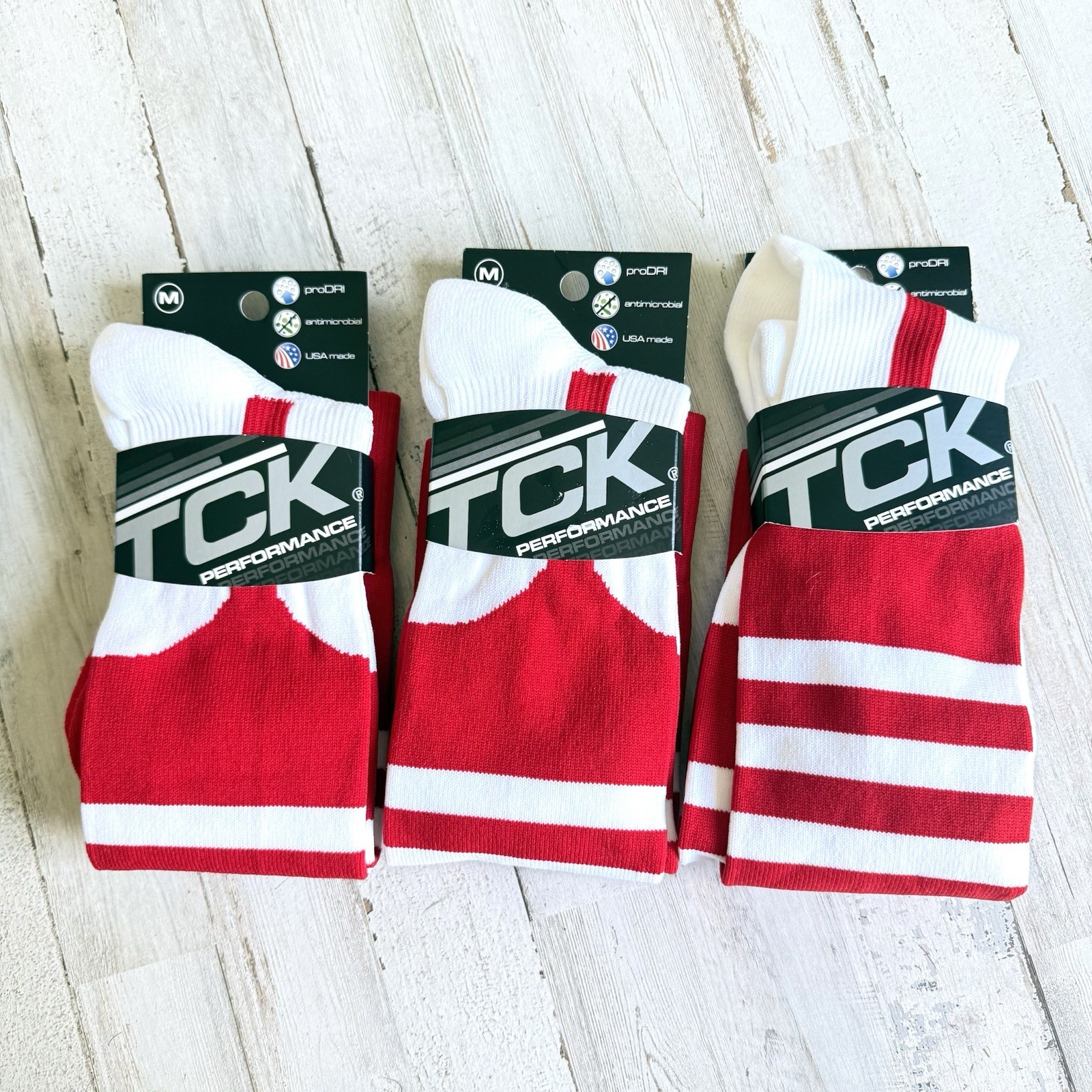 (3) Pairs TCK 🇺🇸 Baseball/ Sport Socks Size M