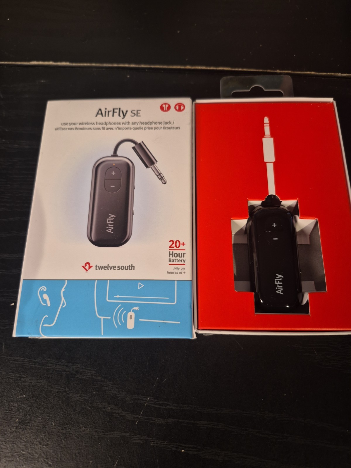 Twelve South AirFly SE, Bluetooth Wireless for AirPods - Black