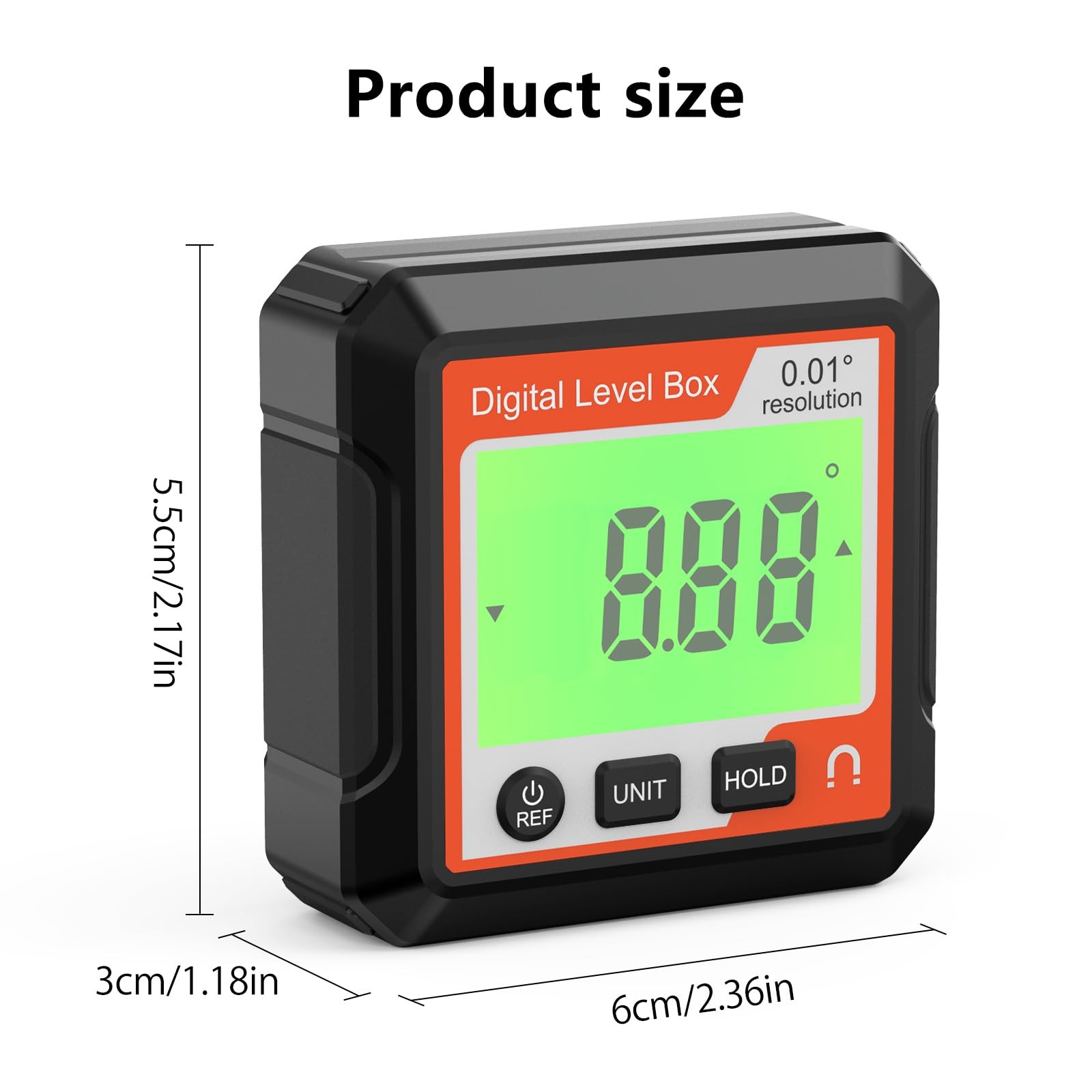 Digital Angle Finder Magnetic Angle Gauge LCD Digital Level tool Protractor I...