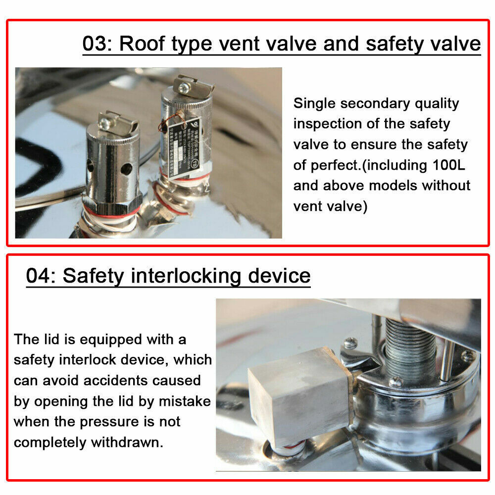 40L Vertical Autoclave Steam-Pressurized Sterilizer High Pressure Sterilization
