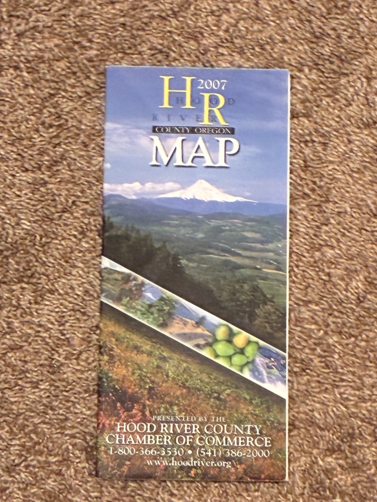 Map of Hood River County & City, Oregon, 2007