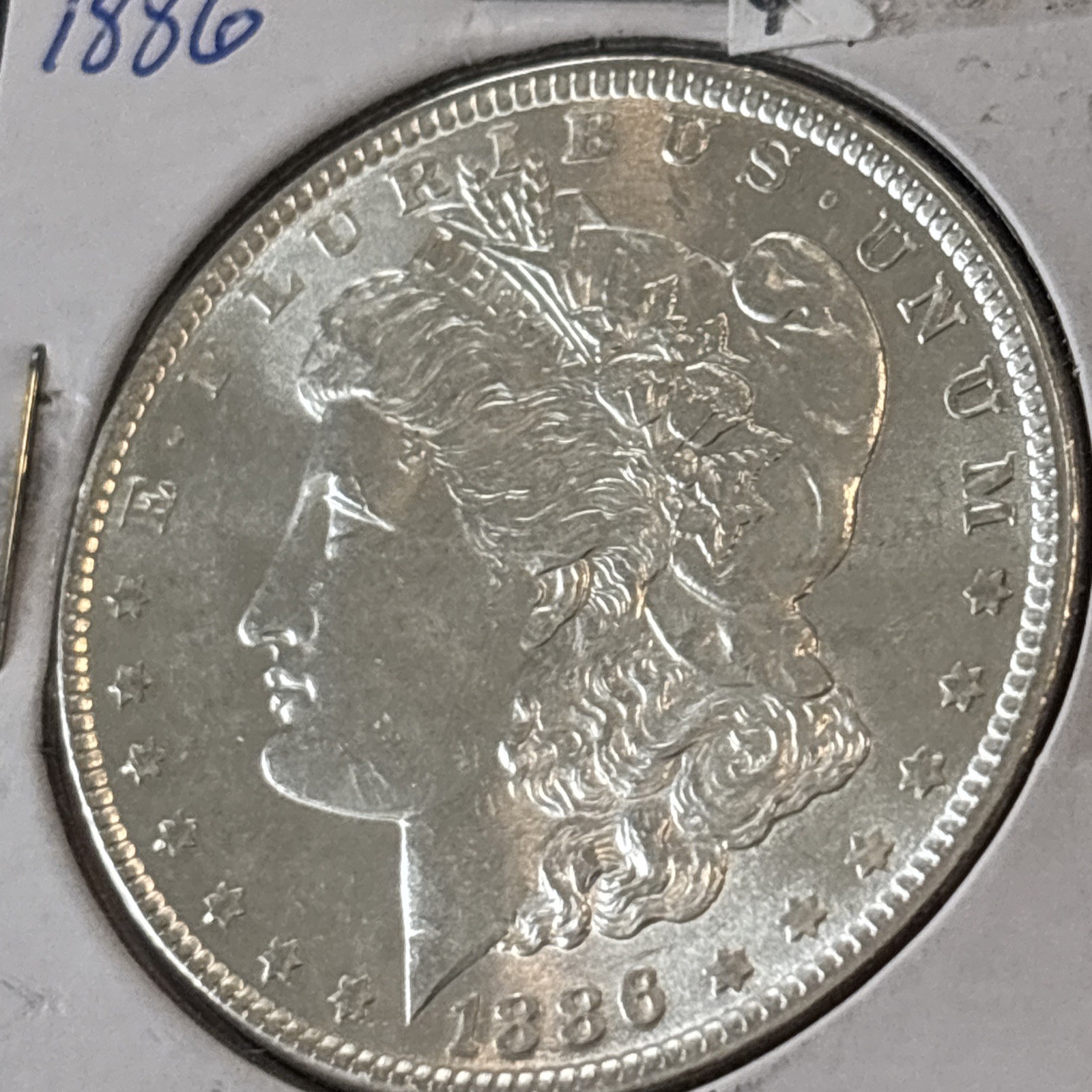 1886 MORGAN SILVER DOLLAR UNCIRCULATED MS Coin