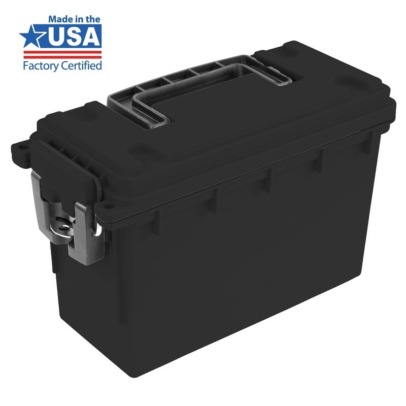 Locking Stacking Utility Box 2 Pack Storage Tool Box Waterproof Durable New