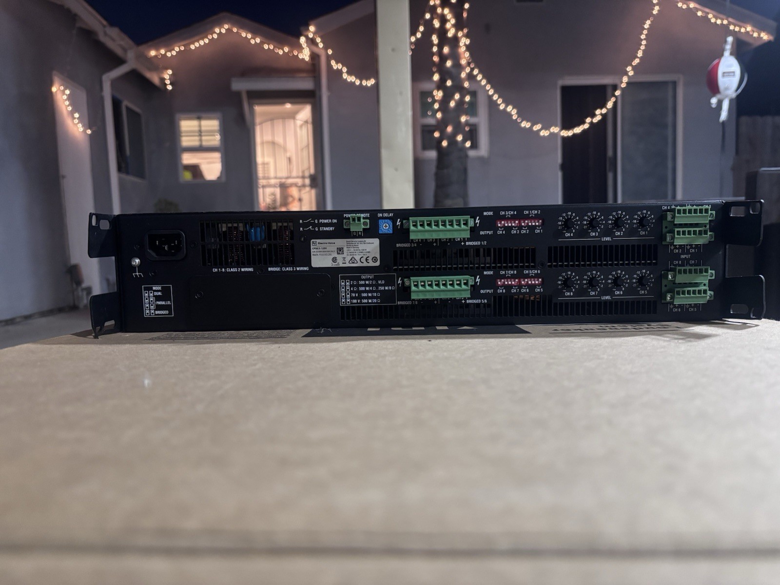 EV CPS8.5 Amplifier