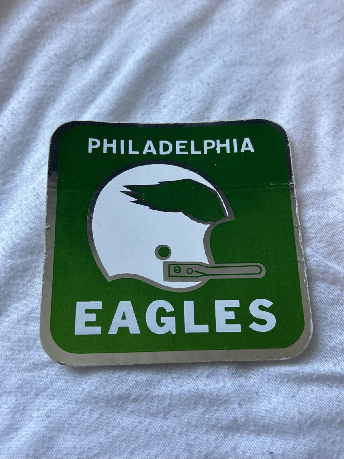 1971 Team Issued Philadelphia Eagles Foil Sticker
