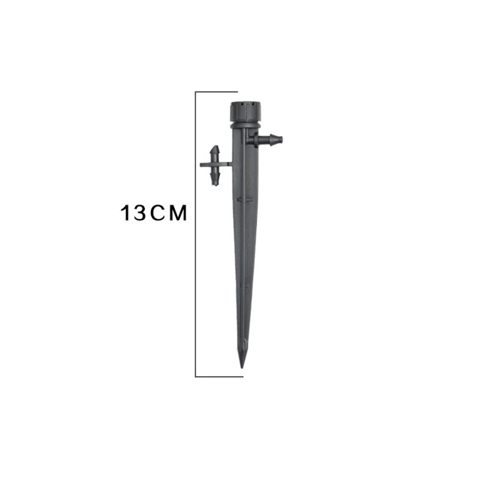100Pcs Adjustable Water Flow Polypropylene Nozzle Stake Drip Sprinklers Garden&