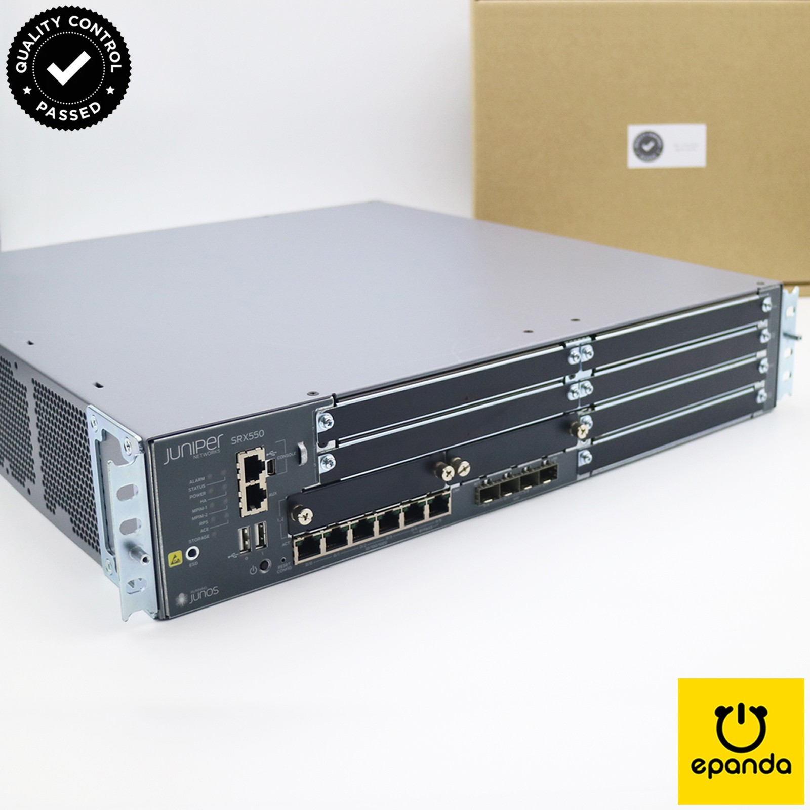 Juniper SRX550M High Memory SRX550-645AP-M Secure Firewall 6xGbE 4xSFP, 1Y-Wty